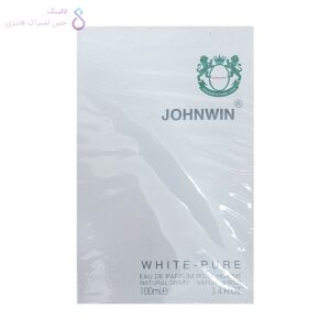 جعبه ادکلن جانوین وایت پیور | Johnwin White Pure