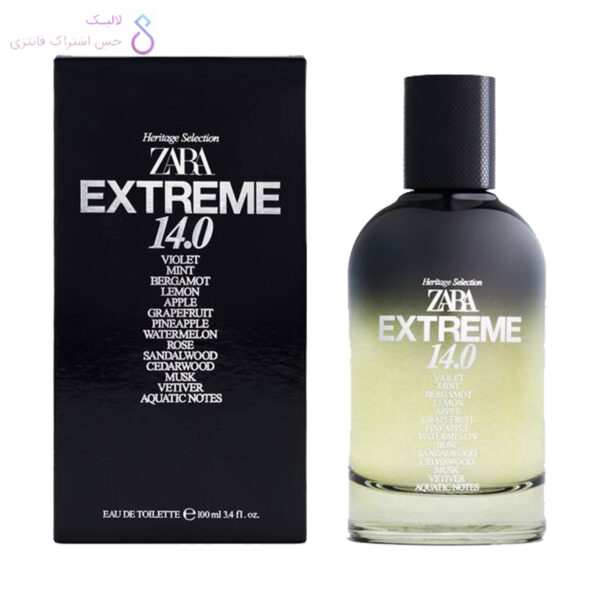 جعبه ادکلن زارا اکستریم 14 | Extreme 14.0 Zara box