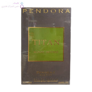 جعبه ادکلن تیتان وود اسنس پندورا | Pendora Titan Wood Intense box