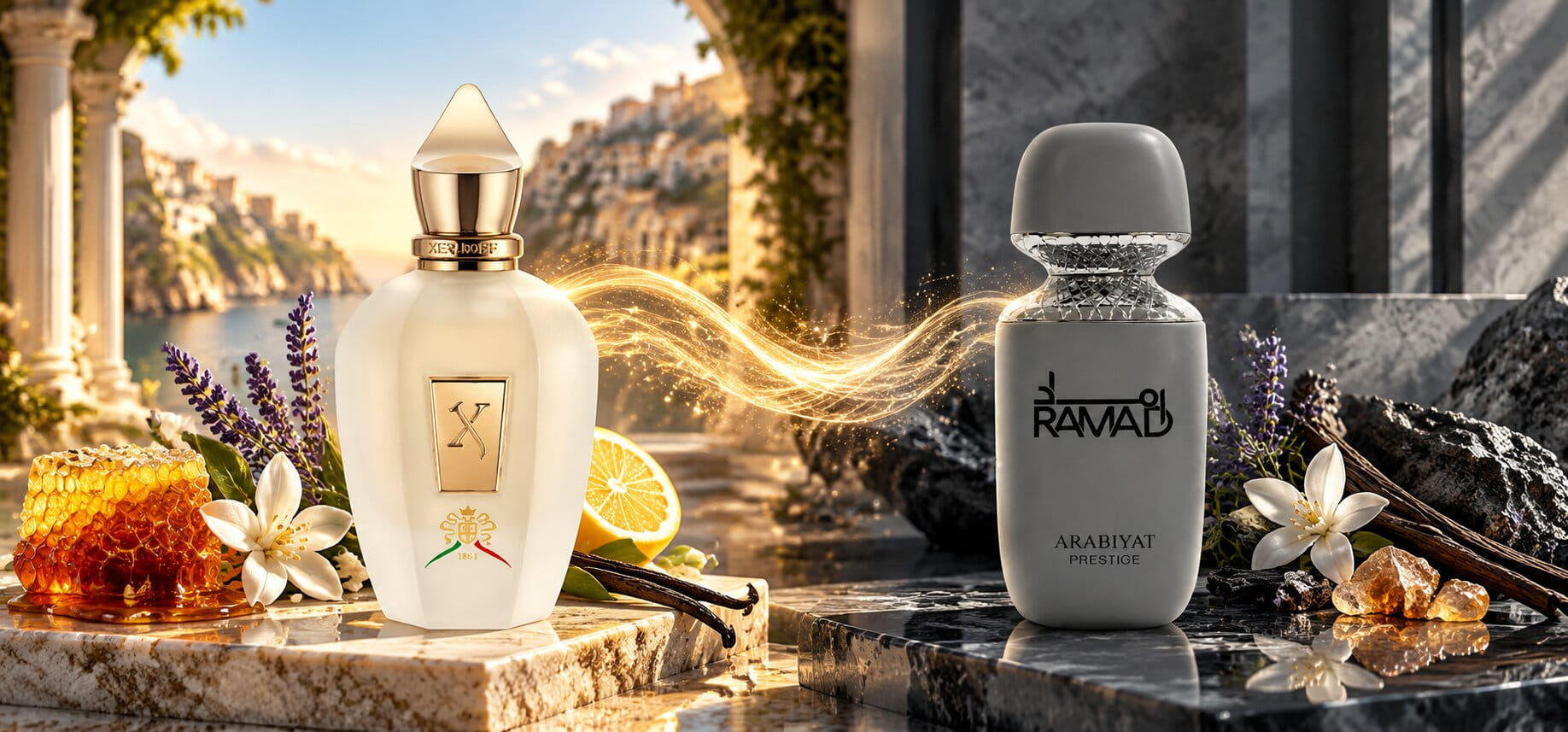 Arabiyat Prestige Ramad VS Xerjoff XJ 1861 Naxos