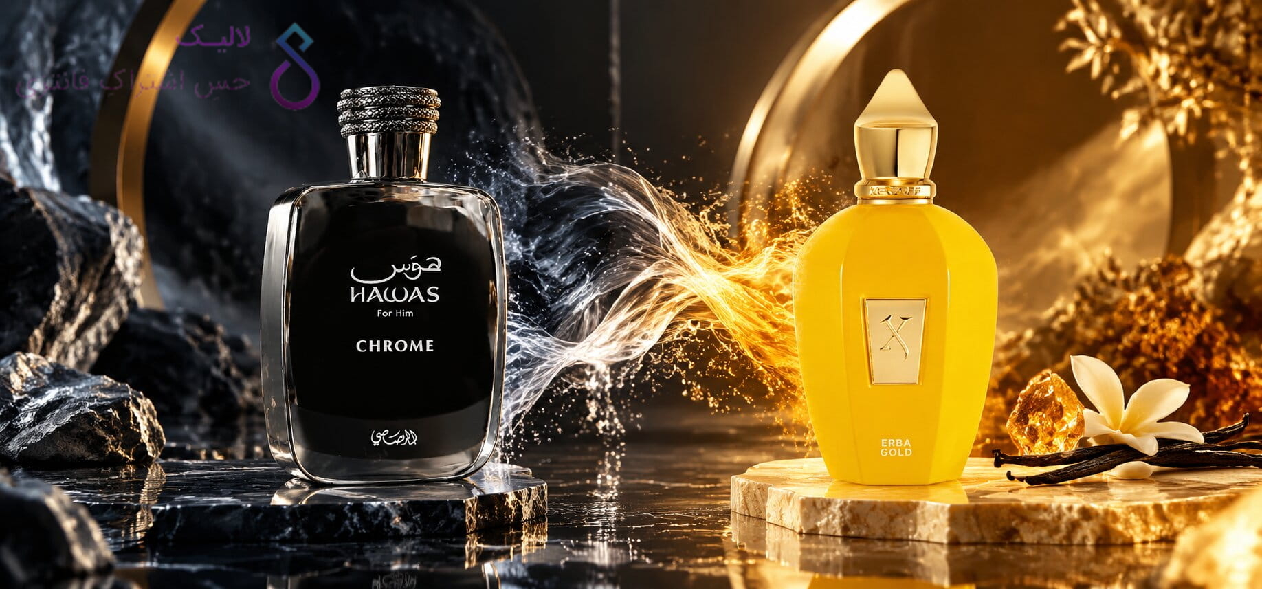 Rasasi Hawas Chrome VS XerJoff Erba Gold